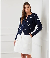 Karen Kane Twill A-Line Cargo Skirt