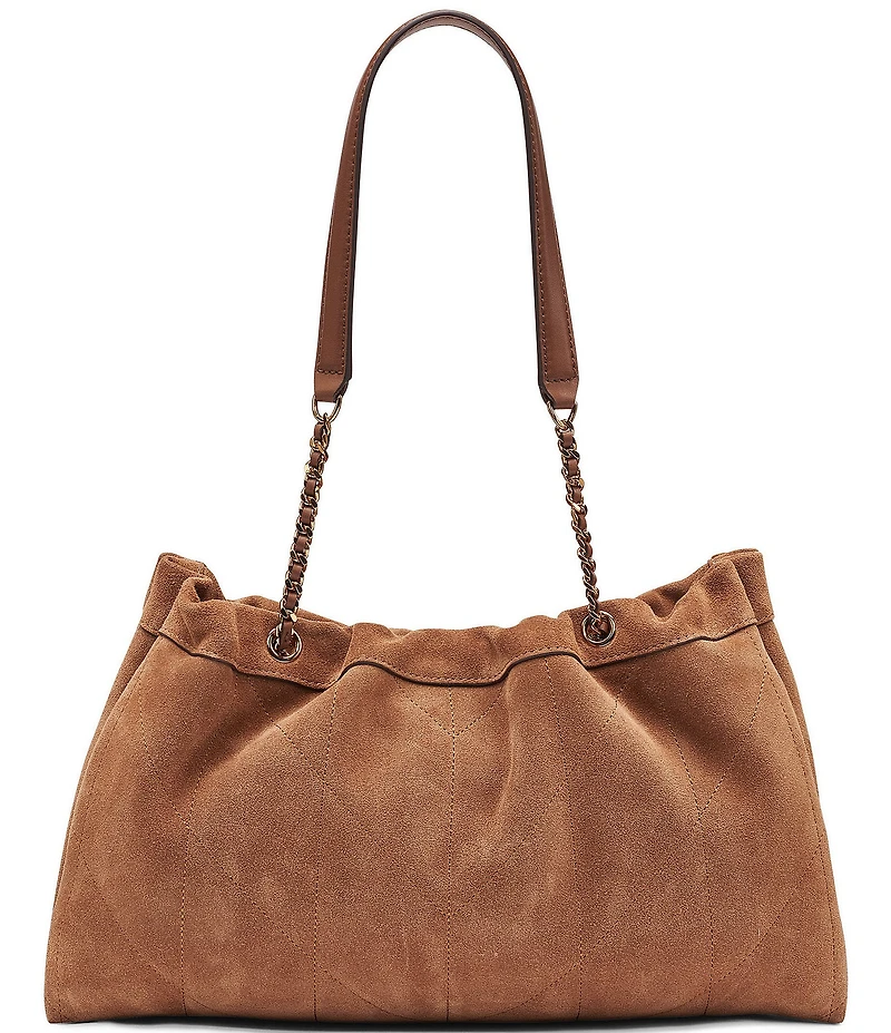 KARL LAGERFELD PARIS Amandine Suede Shoulder Bag