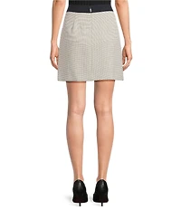 KARL LAGERFELD PARIS Boucle Front Pleat Mini Skirt