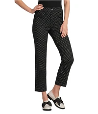 KARL LAGERFELD PARIS Bow Pocket Straight Leg Pants
