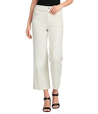 KARL LAGERFELD PARIS Bow Pocket Straight Leg Pants