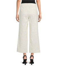 KARL LAGERFELD PARIS Bow Pocket Straight Leg Pants