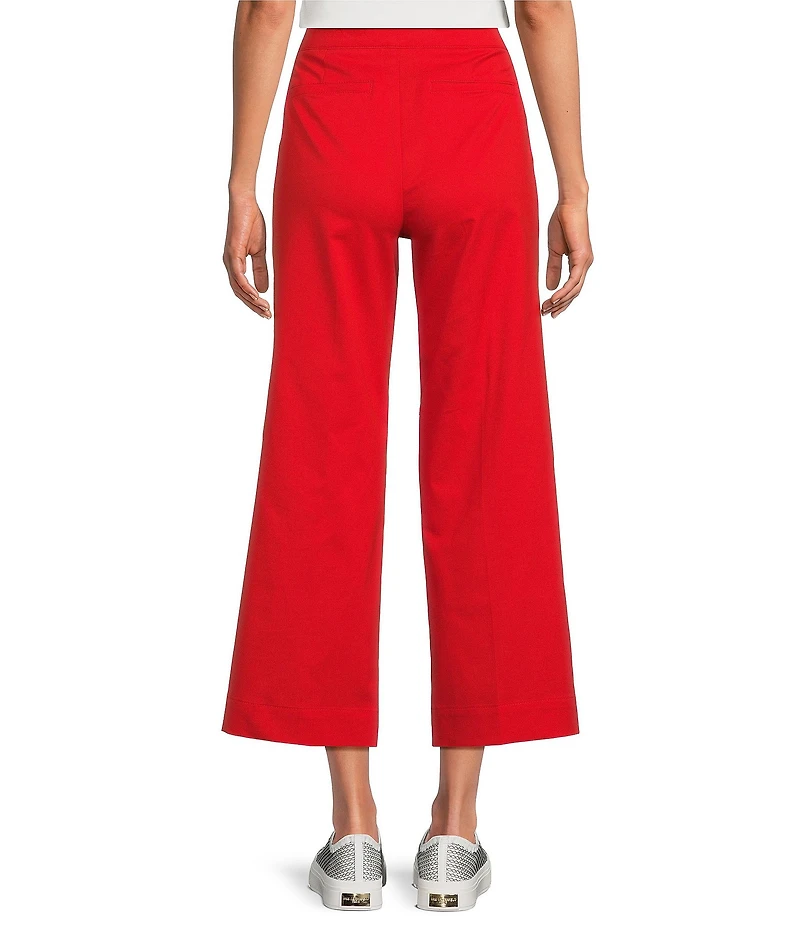 KARL LAGERFELD PARIS Bow Pocket Wide Leg Pants
