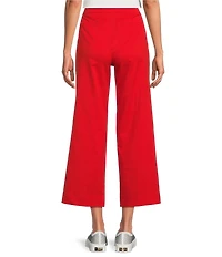KARL LAGERFELD PARIS Bow Pocket Wide Leg Pants