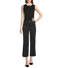KARL LAGERFELD PARIS Bow Pocket Wide Leg Pants