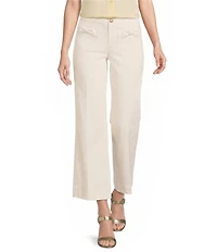 KARL LAGERFELD PARIS Bow Pocket Wide Leg Pants