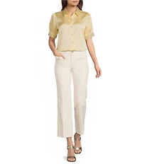 KARL LAGERFELD PARIS Bow Pocket Wide Leg Pants