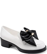 KARL LAGERFELD PARIS Camilia Bow Loafer Pumps