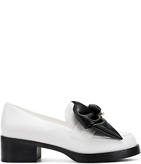KARL LAGERFELD PARIS Camilia Bow Loafer Pumps