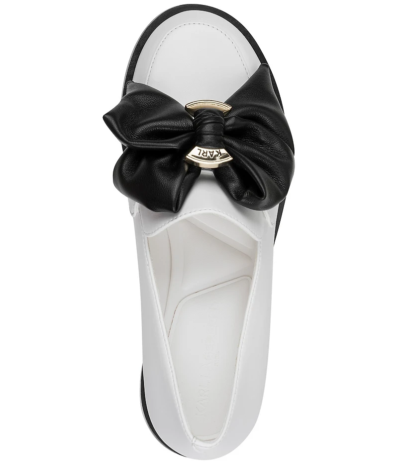 KARL LAGERFELD PARIS Camilia Bow Loafer Pumps