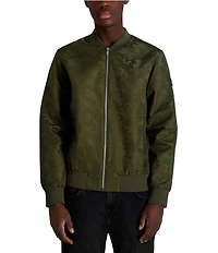 KARL LAGERFELD PARIS Camo Bomber Jacket