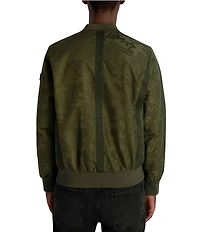 KARL LAGERFELD PARIS Camo Bomber Jacket