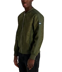 KARL LAGERFELD PARIS Camo Bomber Jacket