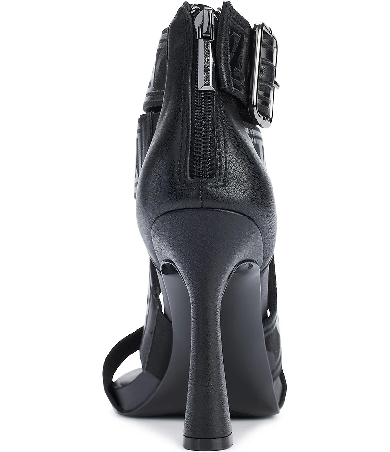 KARL LAGERFELD PARIS Careliz Signature Logo Strappy Sandals