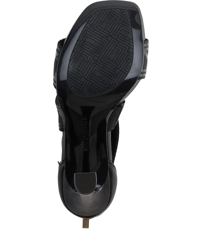 KARL LAGERFELD PARIS Careliz Signature Logo Strappy Sandals