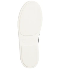 KARL LAGERFELD PARIS Cate Leather Pin Ornamented Sneakers