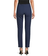 KARL LAGERFELD PARIS Compression Flat Front Straight Leg Pants