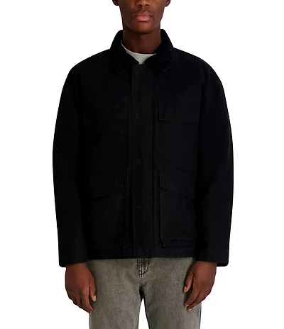 KARL LAGERFELD PARIS Corduroy Collar Jacket