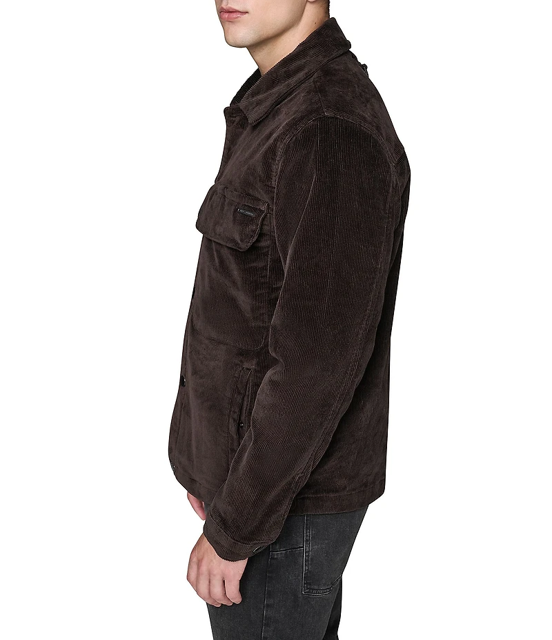 Karl Lagerfeld Paris Corduroy Shirt Jacket