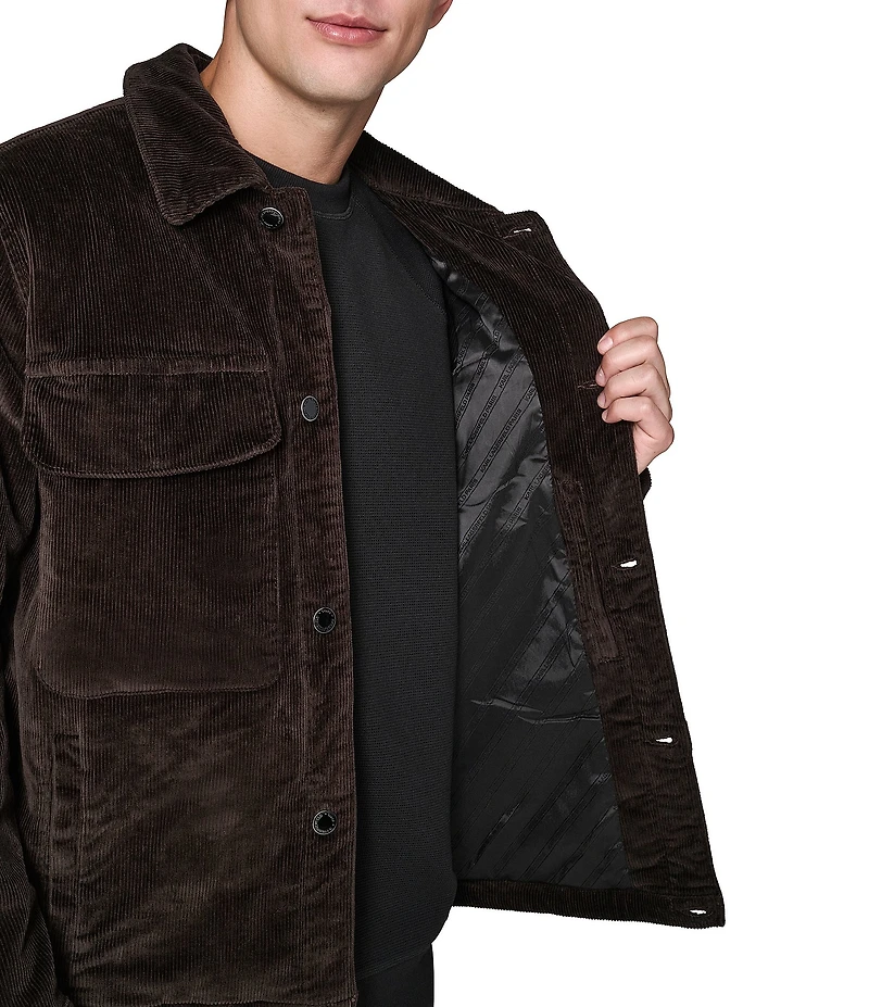 Karl Lagerfeld Paris Corduroy Shirt Jacket