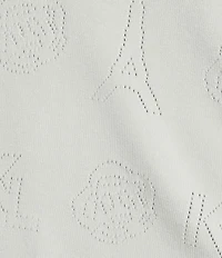 KARL LAGERFELD PARIS Crew Neck Sleeveless Tank Top Sweater