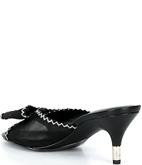 KARL LAGERFELD PARIS Damina Mesh Bow Dress Slides