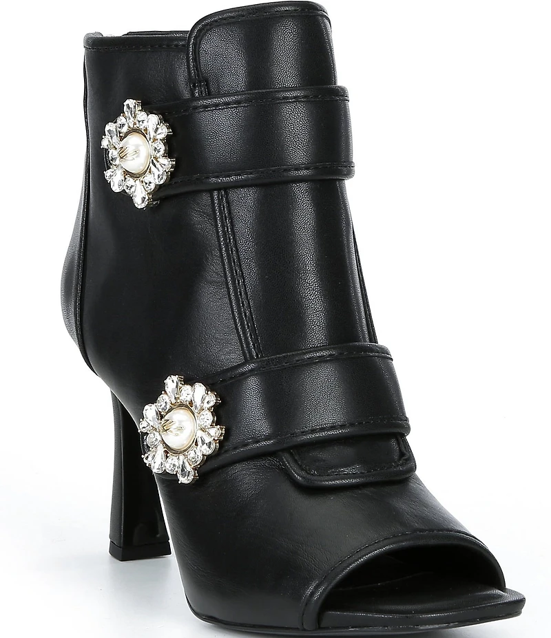 Karl Lagerfeld Paris Dimitra Pearl Embellished Booties