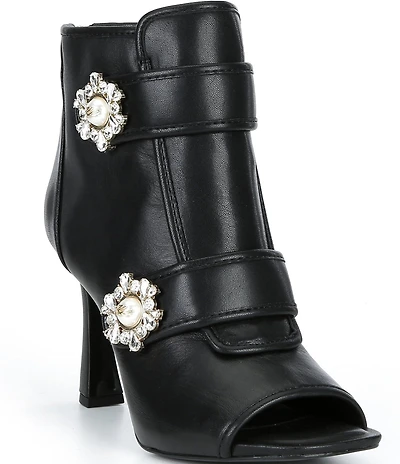 Karl Lagerfeld Paris Dimitra Pearl Embellished Booties