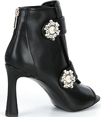 Karl Lagerfeld Paris Dimitra Pearl Embellished Booties