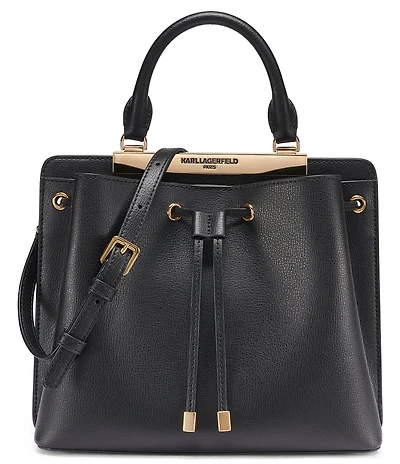 KARL LAGERFELD PARIS Evelina Top Handle Bucket Bag