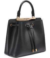 KARL LAGERFELD PARIS Evelina Top Handle Bucket Bag