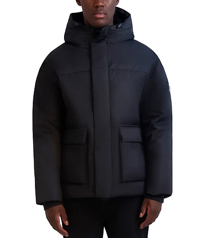 KARL LAGERFELD PARIS Faux Fur Puffy Jacket