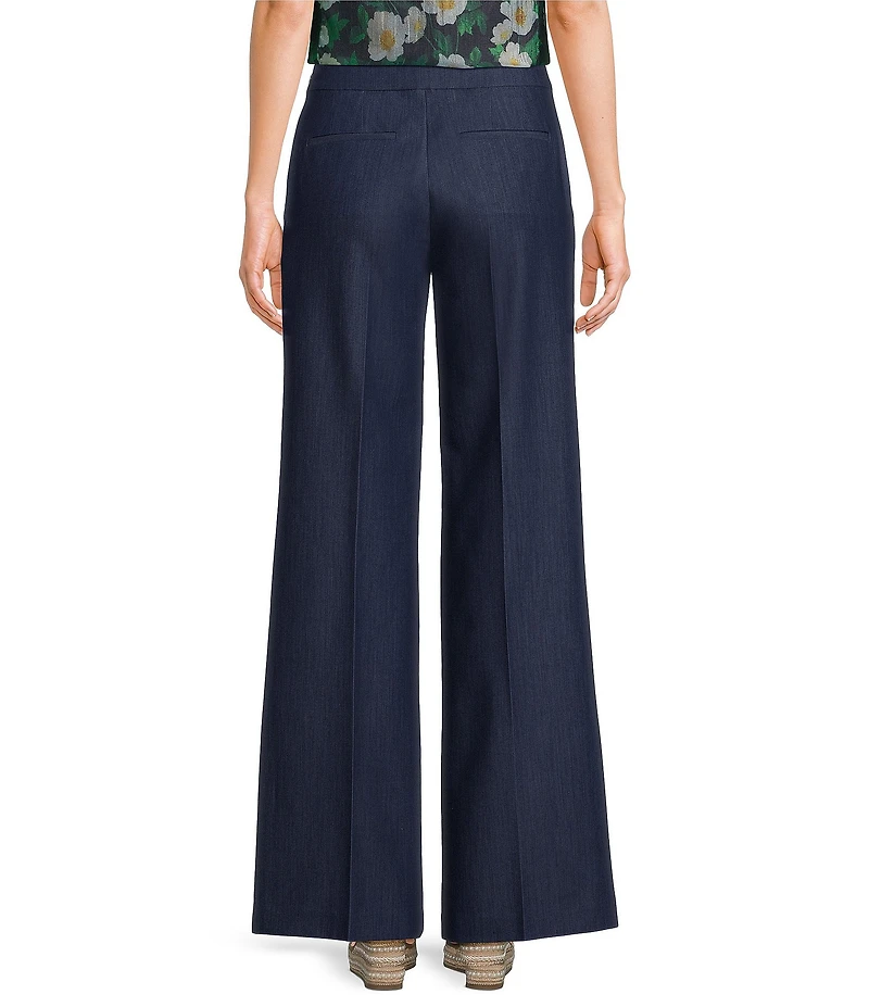 KARL LAGERFELD PARIS Flat Front Wide Leg Coordinating Pants
