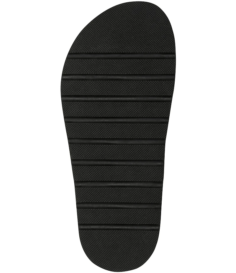 KARL LAGERFELD PARIS Hayze Fleur Flower Ornament Flip Flip Footbed Sandals