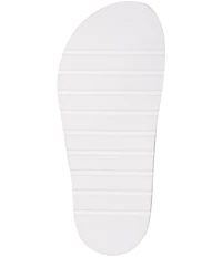 KARL LAGERFELD PARIS Hayze Pearl Studded Flip Flip Footbed Sandals