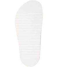 KARL LAGERFELD PARIS Hayze Pearl Studded Flip Flip Footbed Sandals