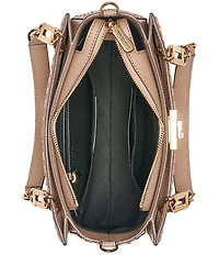 KARL LAGERFELD PARIS Ivette Leather Satchel Bag