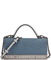 KARL LAGERFELD PARIS Jacqueline Denim Crossbody Bag