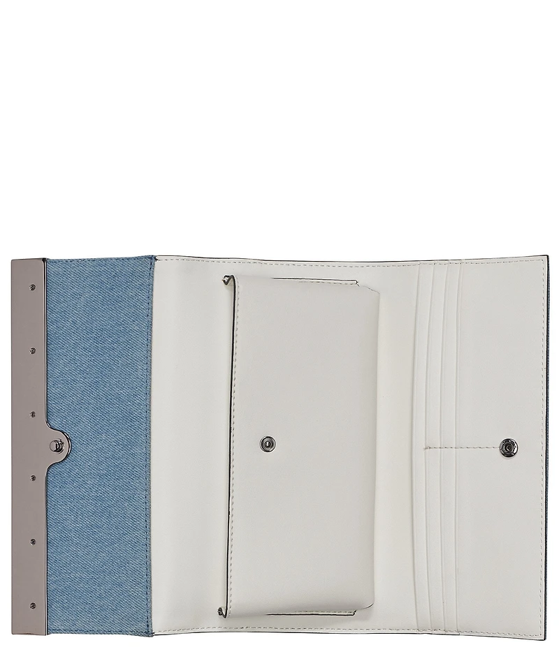 KARL LAGERFELD PARIS Jacqueline Denim Crossbody Bag