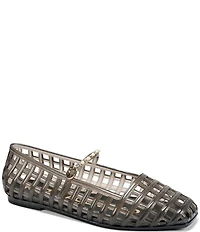 KARL LAGERFELD PARIS Juliska Jelly Caged Mary Jane Ballet Flats