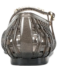 KARL LAGERFELD PARIS Juliska Jelly Caged Mary Jane Ballet Flats