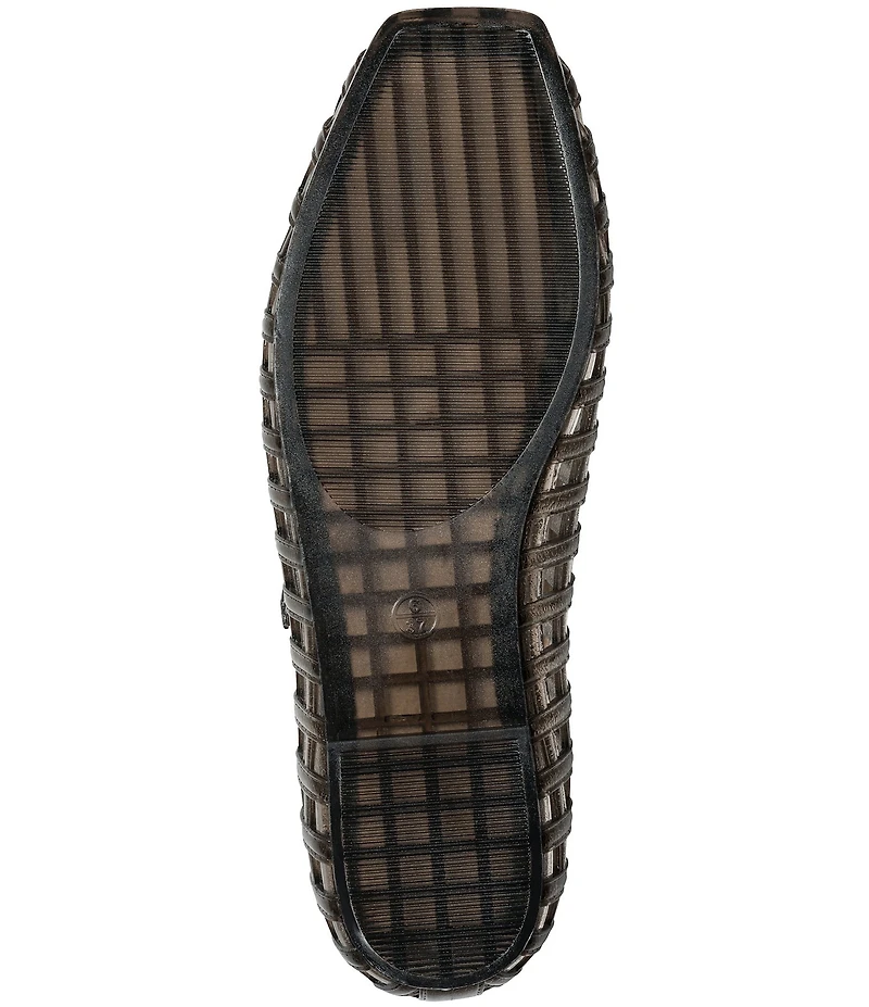 KARL LAGERFELD PARIS Juliska Jelly Caged Mary Jane Ballet Flats