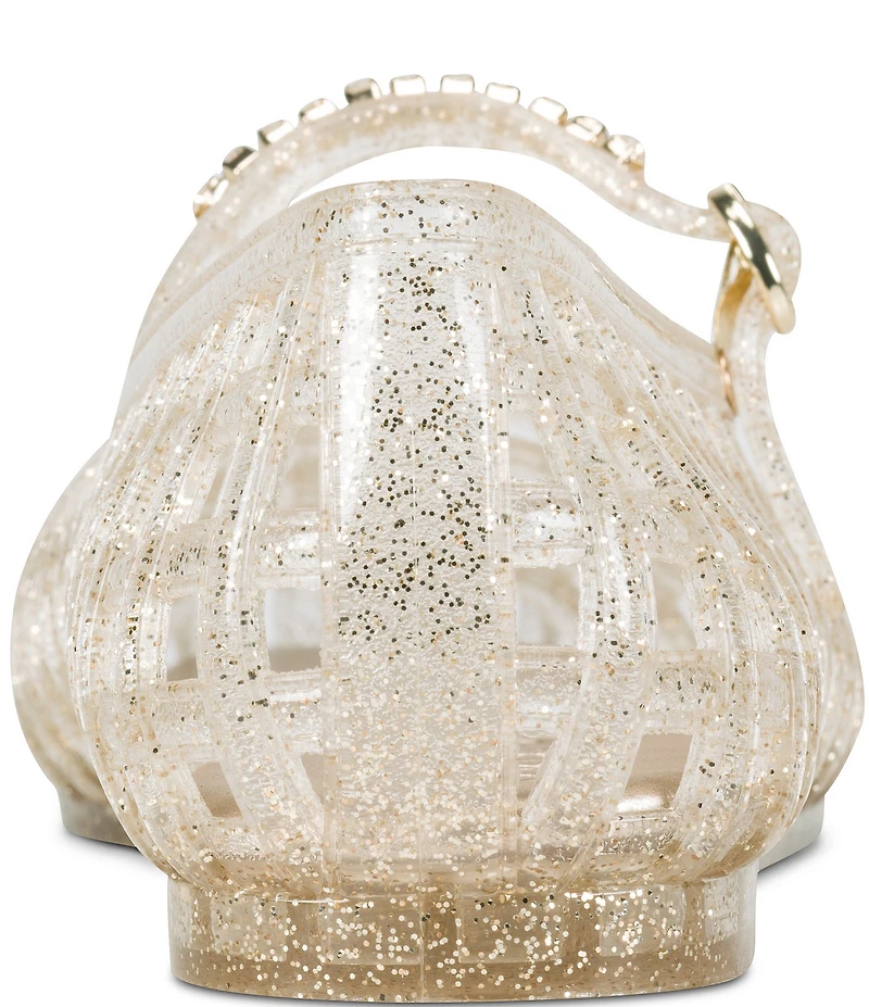 KARL LAGERFELD PARIS Juliska Jelly Caged Mary Jane Ballet Flats