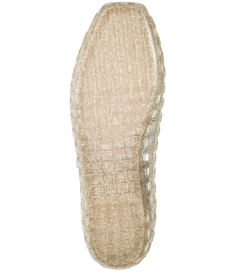 KARL LAGERFELD PARIS Juliska Jelly Caged Mary Jane Ballet Flats