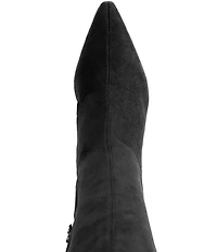 KARL LAGERFELD PARIS Kian Stretch Over The Knee Sculptural Heel Boots