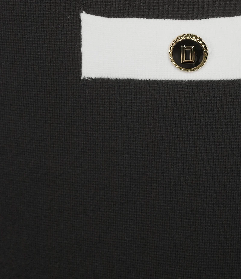 KARL LAGERFELD PARIS Knit Color Block Coordinating Skirt