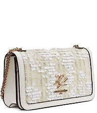 KARL LAGERFELD PARIS Kosette Sequin Shoulder Bag