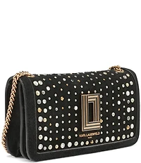 KARL LAGERFELD PARIS Kosette Studded Convertible Shoulder Bag