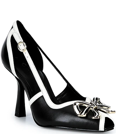 KARL LAGERFELD PARIS Lacey Bow Stiletto Dress Pumps