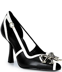 KARL LAGERFELD PARIS Lacey Bow Stiletto Dress Pumps